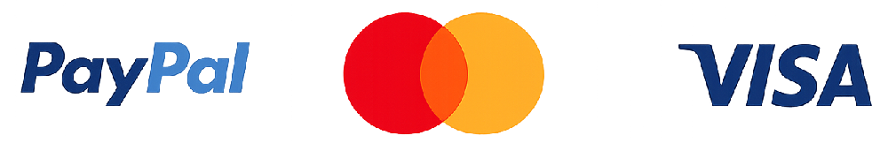 PayPal, Mastercard, and Visa