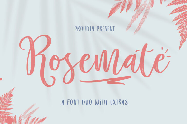 Rosemate Font Duo