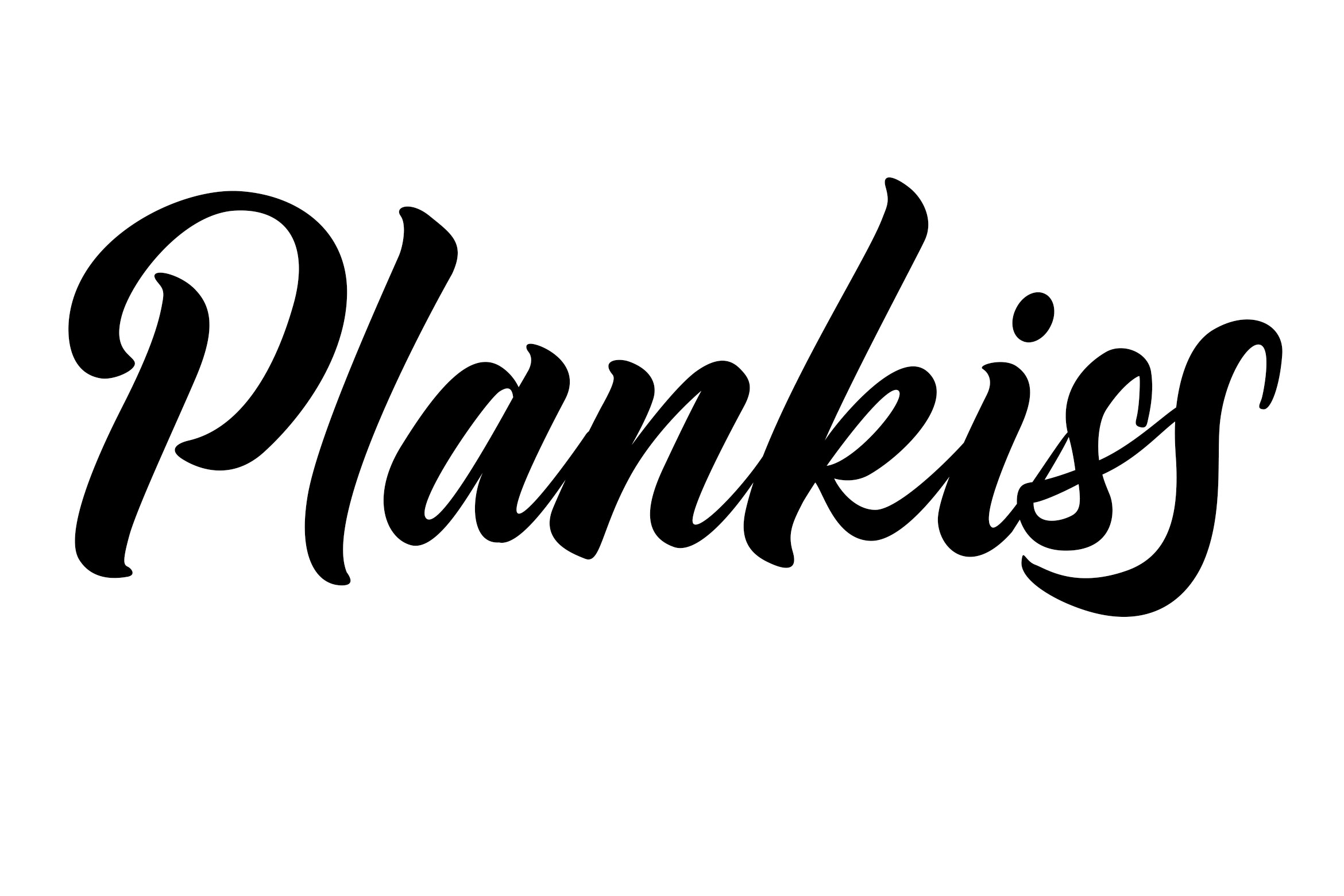 Plankiss Logotype Font