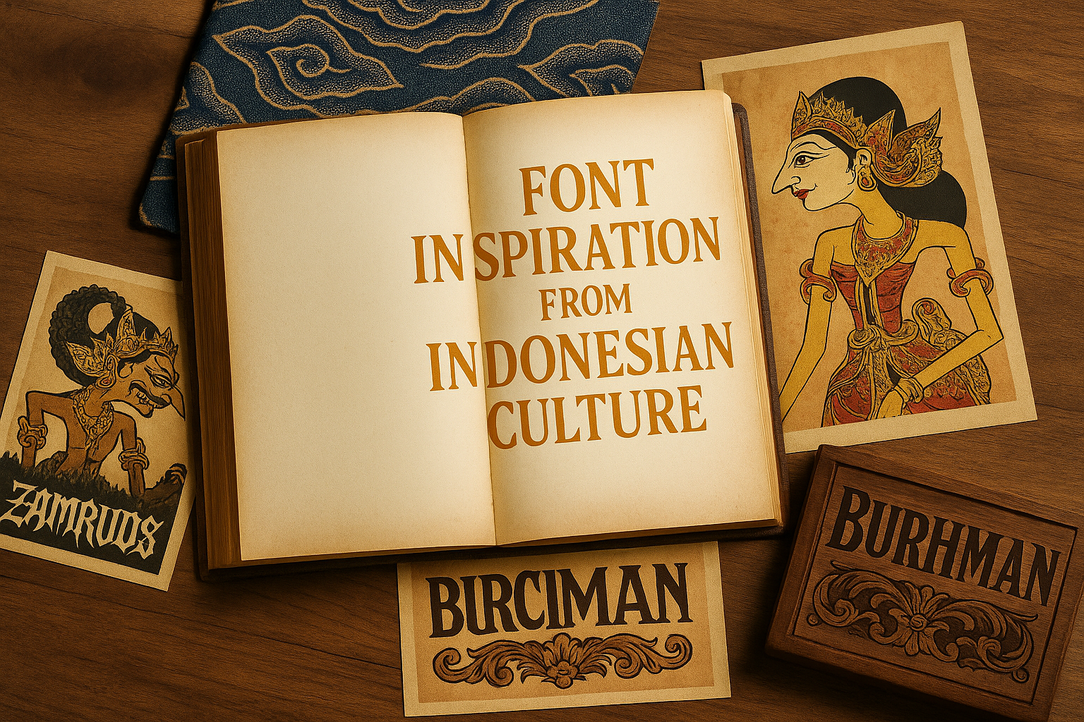 Font Inspiration from Indonesian Culture: Celebrating Heritage Through Typography
